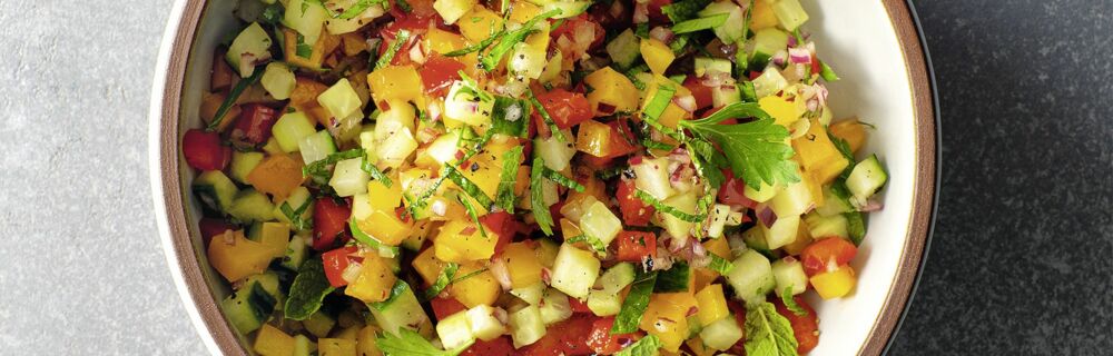 Bunter Paprikasalat Bunter Paprikasalat