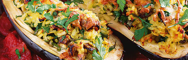 Gefüllte Auberginen Gefüllte Auberginen