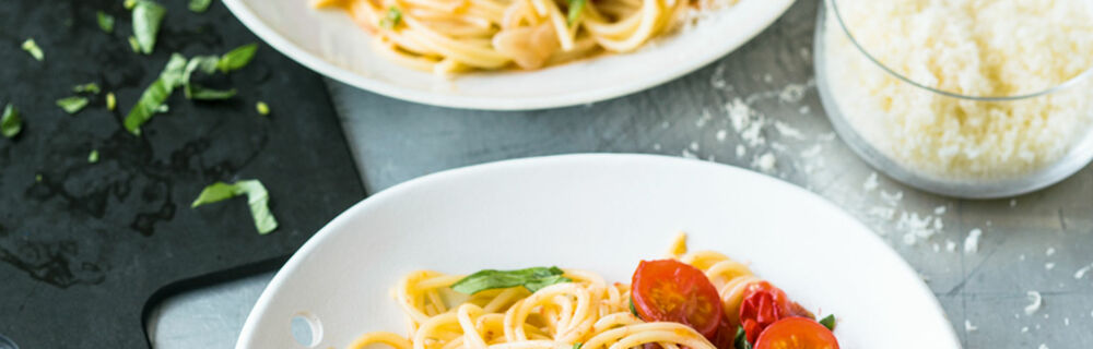 Grundrezept: Spaghetti mit Tomaten Grundrezept: Spaghetti mit Tomaten
