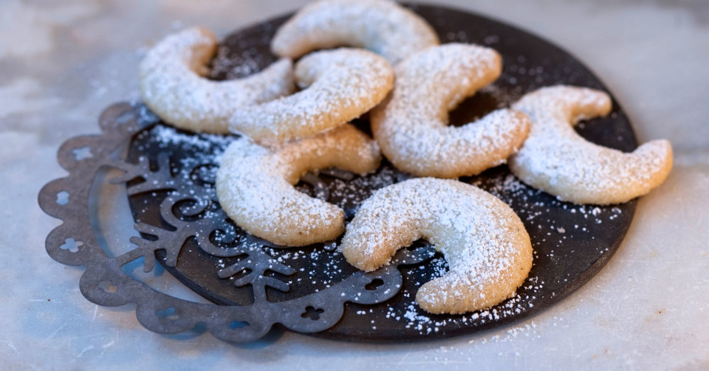 Vanillekipferl mit echtem Vanillemark Rezept | Küchengötter