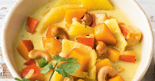 Kürbis-Ananas-Curry Rezept | Küchengötter