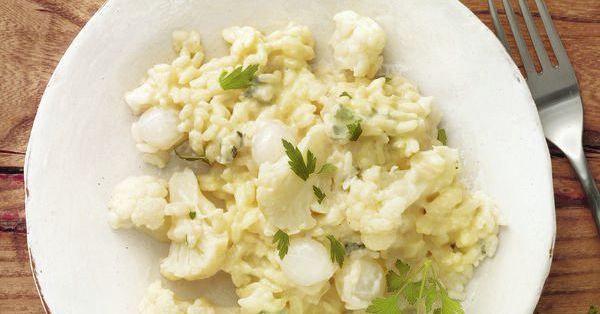 Blumenkohl-Risotto mit Gorgonzola