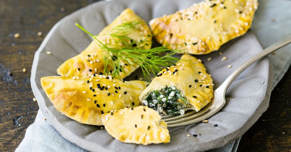 Sambusak Mit Spinat Und Schafskäse Rezept Küchengötter