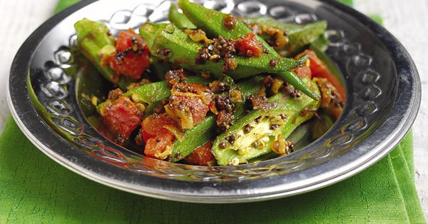 Okra-Tomaten-Gemüse Rezept | Küchengötter