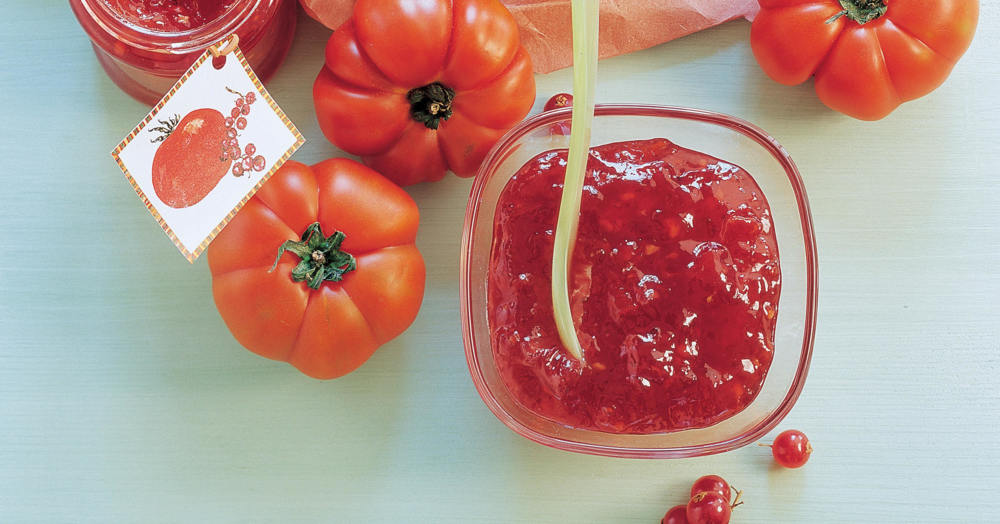 Johannisbeer-Tomaten-Marmelade Rezept | Küchengötter