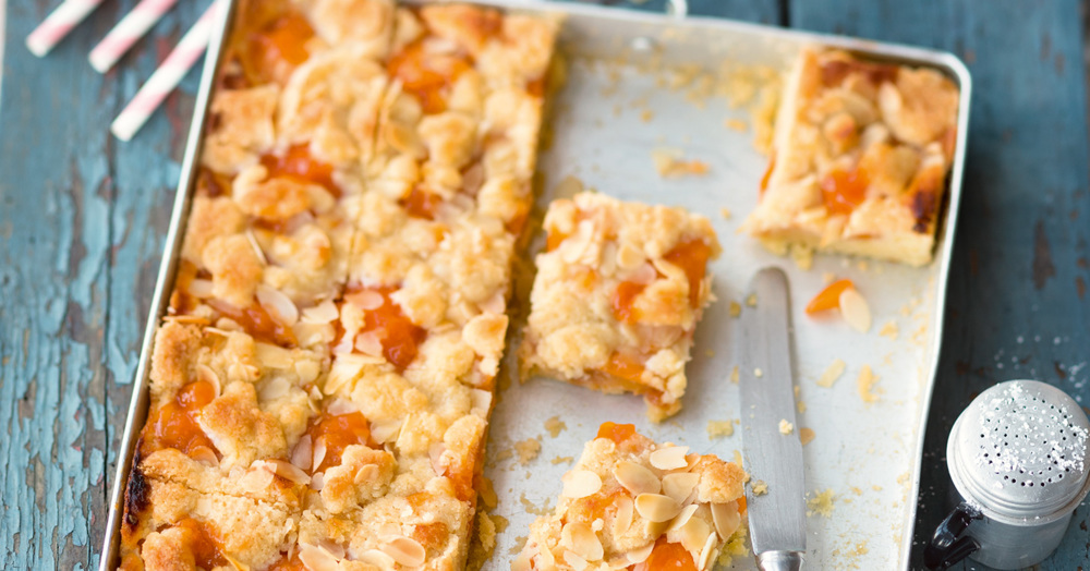 Aprikosenkuchen mit Streuseln für Kinder Rezept | Küchengötter