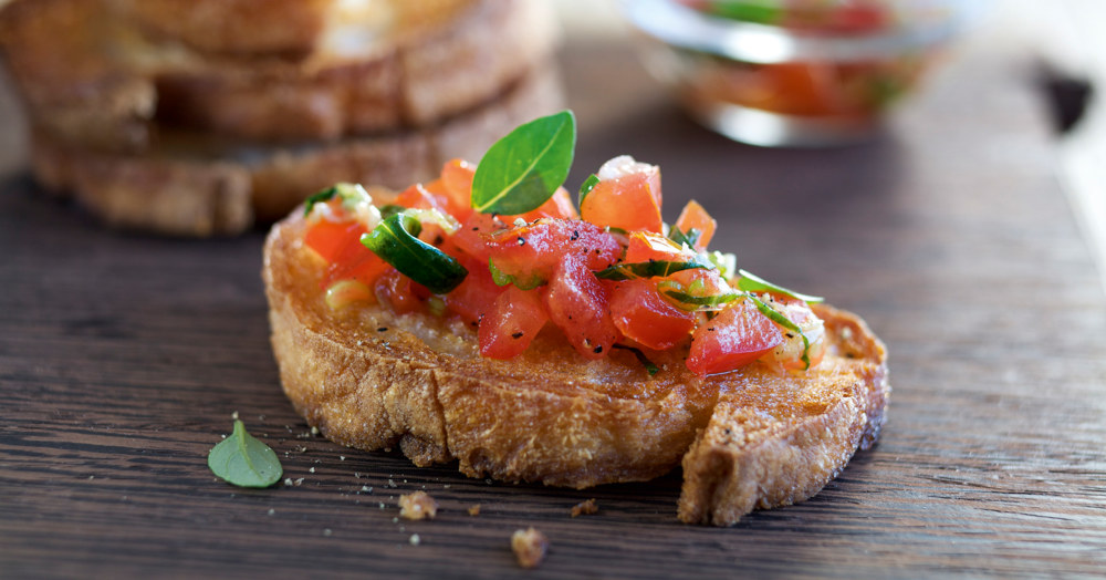 Bruschetta mit Tomaten Rezept | Küchengötter