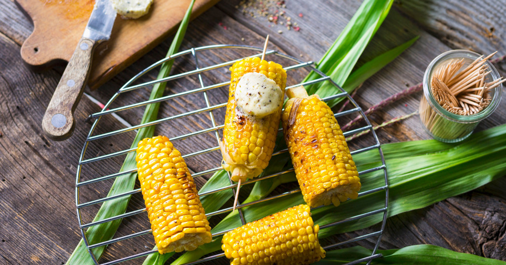 Mais mit bunter Pfefferbutter Rezept | Küchengötter