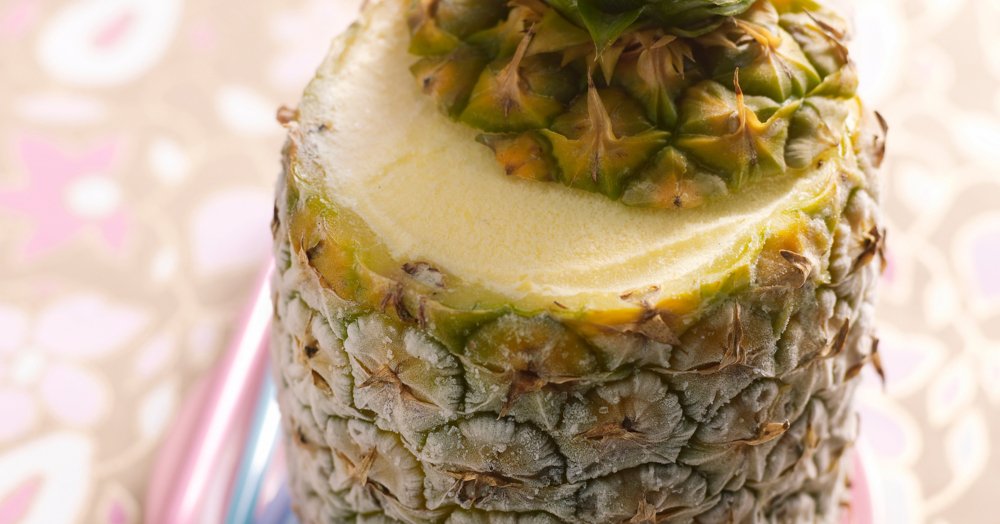 Piña-colada-Eis mit Ananas Rezept | Küchengötter