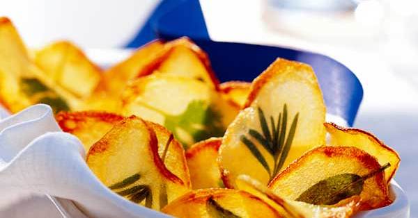 Kräuter-Kartoffel-Chips Rezept | Küchengötter