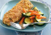 Knusper-Fisch mit Zucchini-Gemüse Knusper-Fisch mit Zucchini-Gemüse