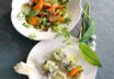 Bärlauchgnocchi mit Kohlrabi-Möhren-Gemüse Bärlauchgnocchi mit Kohlrabi-Möhren-Gemüse