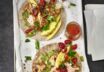 Fisch-Tacos mit
Tomaten-Salsa Fisch-Tacos mit
Tomaten-Salsa