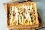 Spitzkohlquiche mit Spargel Spitzkohlquiche mit Spargel