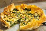 Petersilienwurzel-Spinat-Quiche Petersilienwurzel-Spinat-Quiche