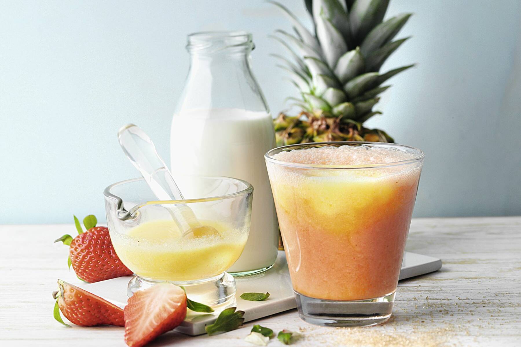 Erdbeer-Ananas-Smoothie Rezept | Küchengötter