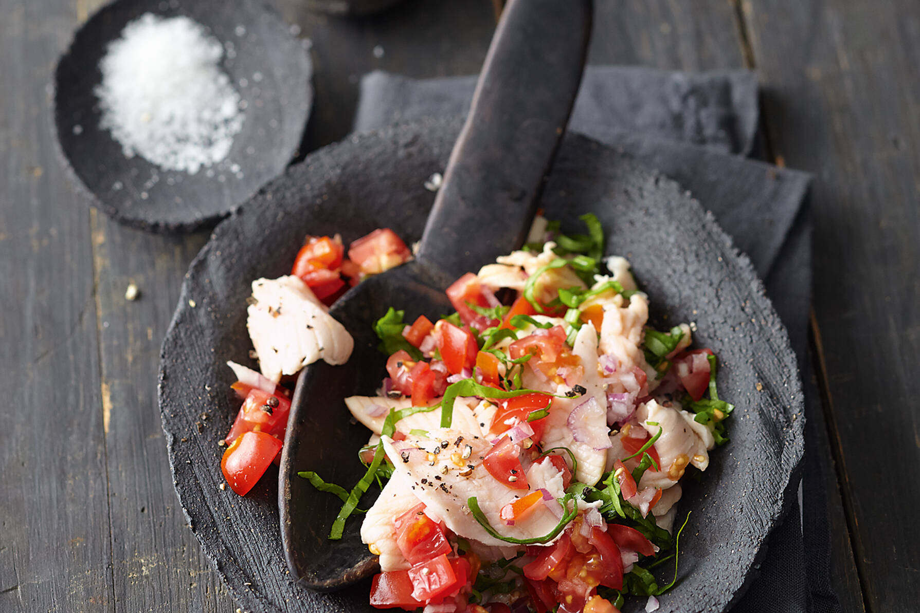 Süßwasserfisch-Ceviche mit Bärlauch Rezept | Küchengötter