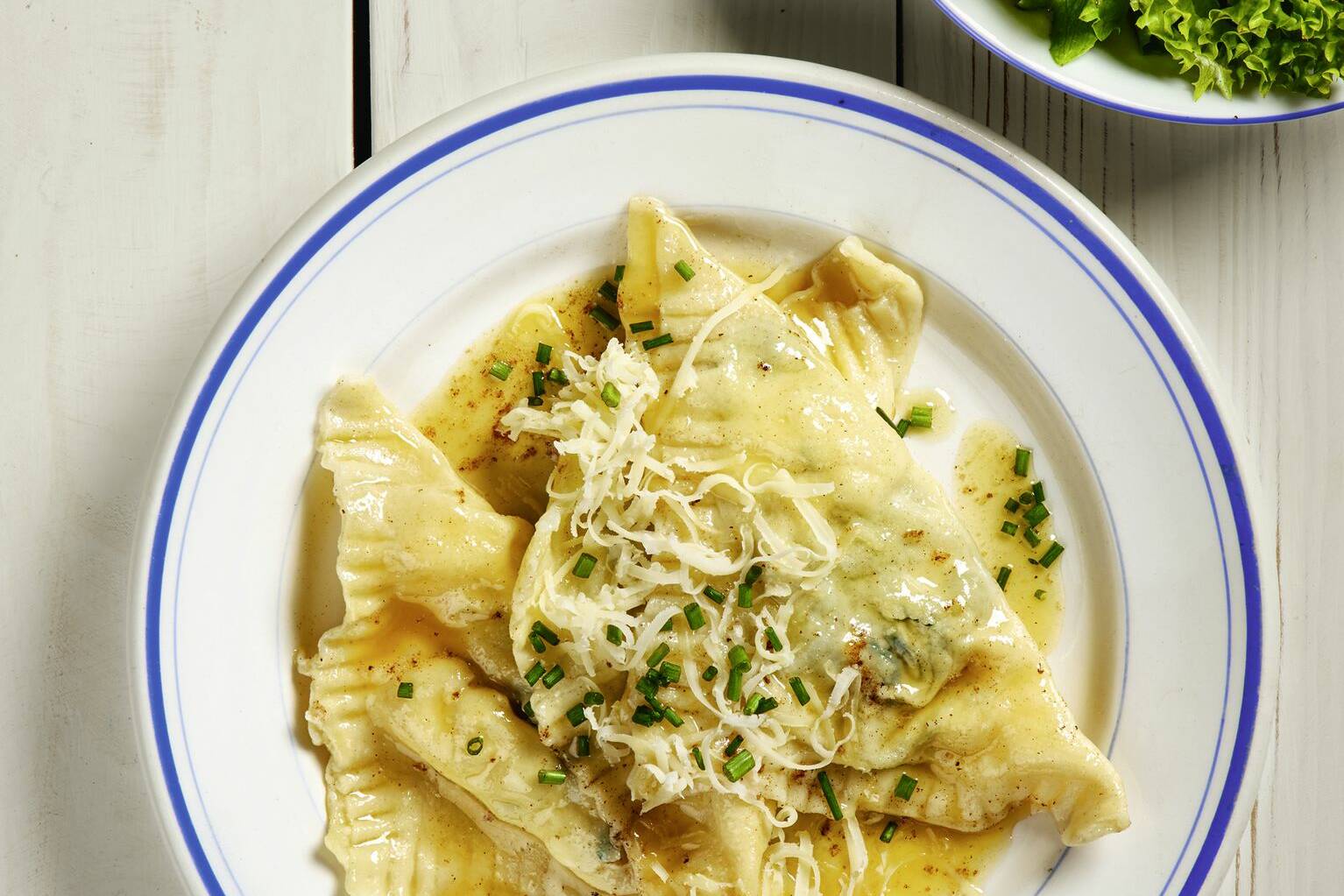 Schlutzkrapfn mit Bergkas Rezept | Küchengötter