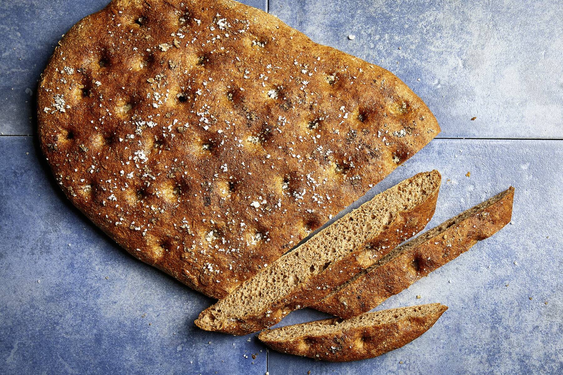 Vollkorn-Dinkel-Focaccia Rezept | Küchengötter