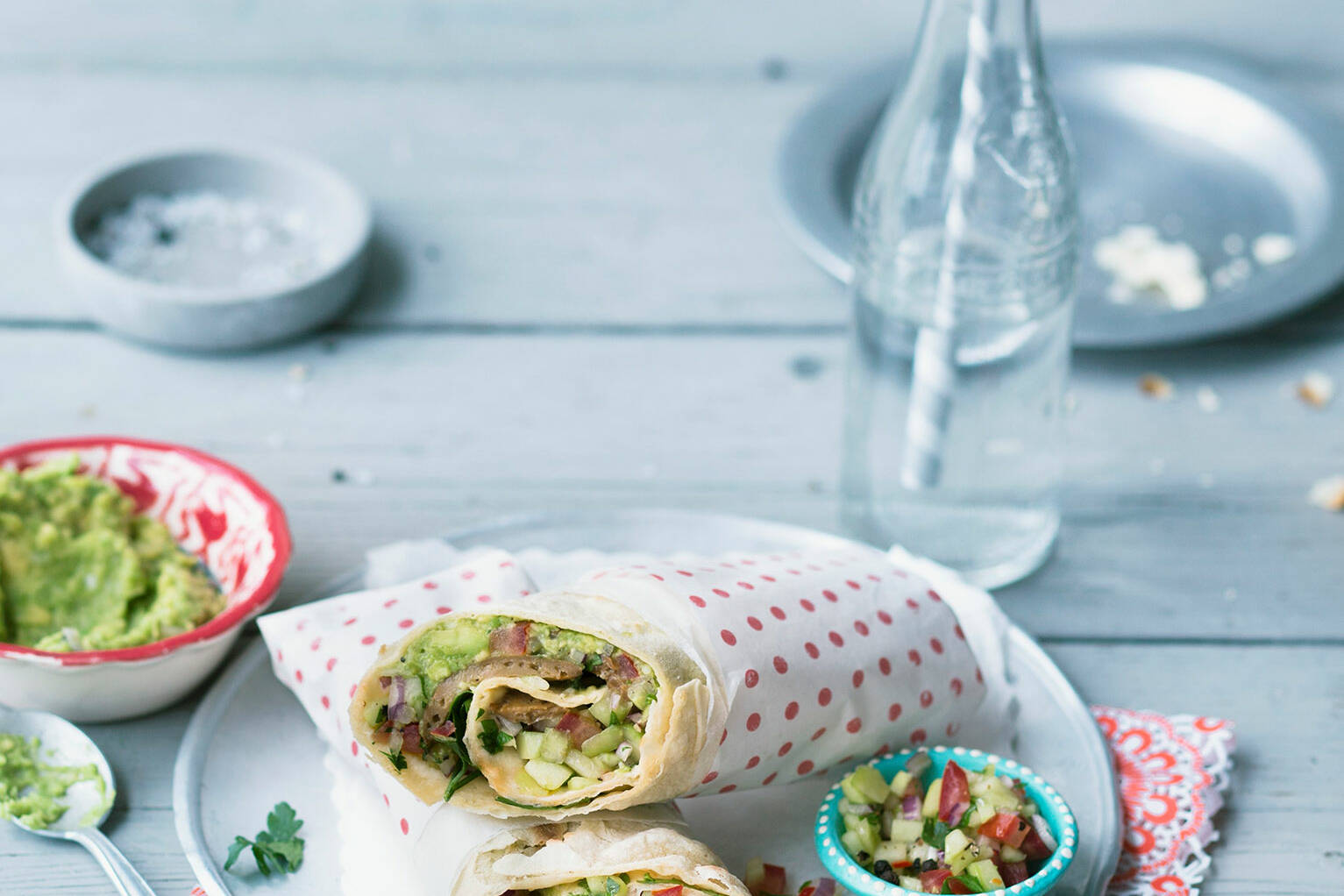 Vegane SeitanBurritos Rezept Küchengötter