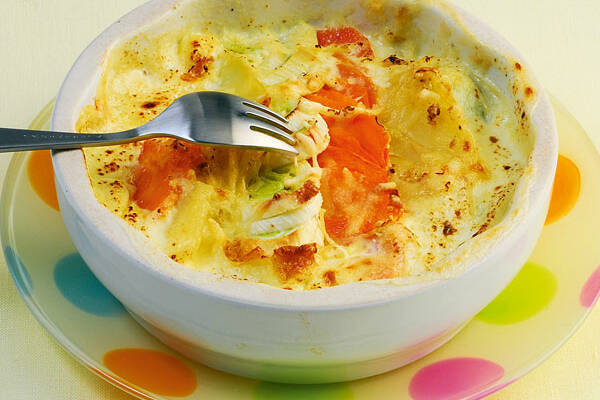 Buntes Kartoffel-Gratin Rezept | Küchengötter