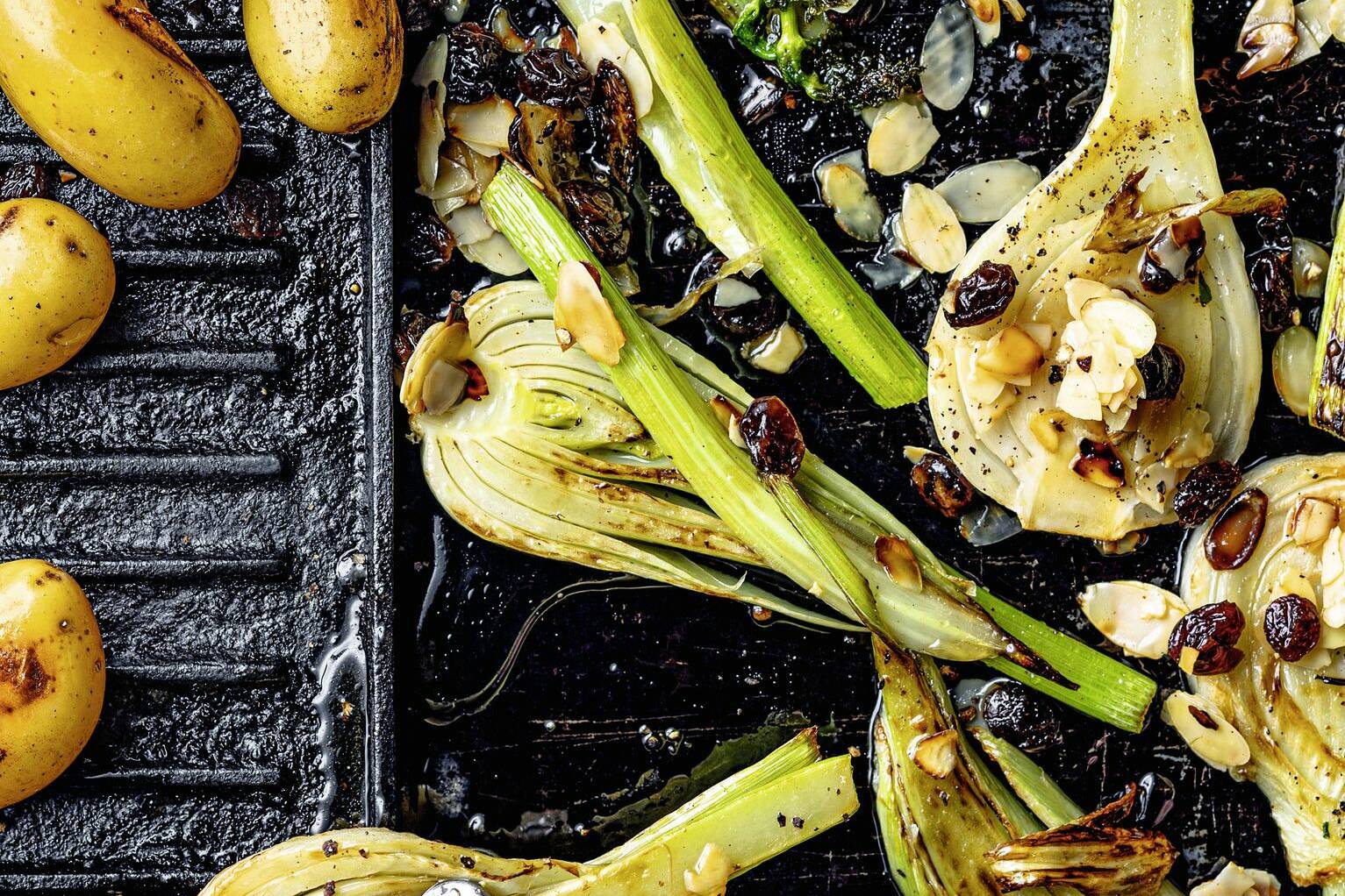 Fenchel mit Rosinen und Agavensirup Rezept | Küchengötter