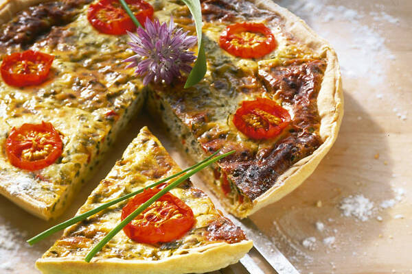 Bärlauchquiche Rezept | Küchengötter