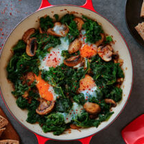 Grünkohl-Shakshuka Grünkohl-Shakshuka