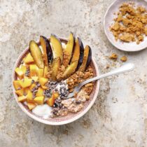 Hirse-Zwetschgen-Bowl Hirse-Zwetschgen-Bowl