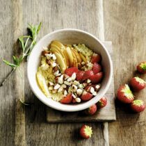 Birnen-Hirse-Porridge Birnen-Hirse-Porridge