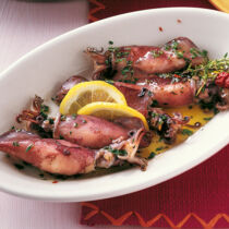 Gegrillte Tintenfischchen Gegrillte Tintenfischchen