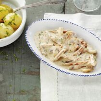 Seitan-Geschnetzeltes Zürcher Art Seitan-Geschnetzeltes Zürcher Art