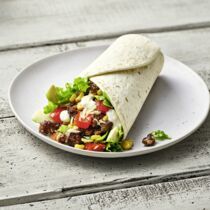 Damwildwrap mit Avocado Damwildwrap mit Avocado