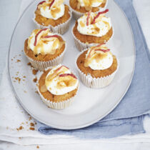 Apfelmus-Cupcakes mit Toffee-Top Apfelmus-Cupcakes mit Toffee-Top