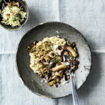 Topinamburstampf mit Thymian-Pilzen Topinamburstampf mit Thymian-Pilzen