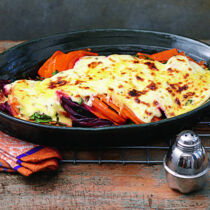 Kürbis-Rote-Bete-Gratin Kürbis-Rote-Bete-Gratin