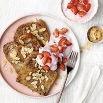 French Toast mit Erdbeerquark French Toast mit Erdbeerquark