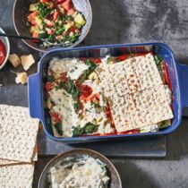 Gemüse-Matzen-
Lasagne Gemüse-Matzen-
Lasagne