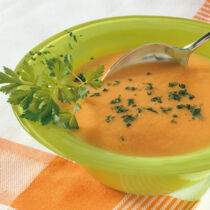 Möhrencremesuppe mit Orange Möhrencremesuppe mit Orange
