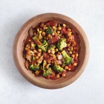 Tajine mit Kichererbsen und Brokkoli Tajine mit Kichererbsen und Brokkoli