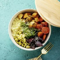 Gebackene Mittagsbowl Gebackene Mittagsbowl