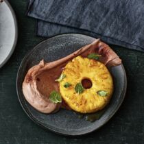 Ananas mit Kakaocreme Ananas mit Kakaocreme
