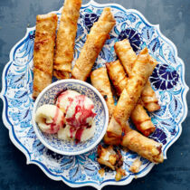 Karamellisierter Sigara-Apfelstrudel Karamellisierter Sigara-Apfelstrudel