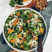 Kalesalat mit Fenchel und Orange Kalesalat mit Fenchel und Orange