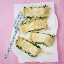 Mangoldbörek in der Auflaufform Mangoldbörek in der Auflaufform