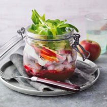 Matjessalat mit Roter Bete Matjessalat mit Roter Bete