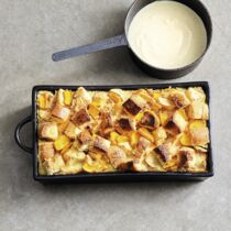 Kürbis-Brotauflauf Kürbis-Brotauflauf