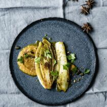 Kürbispüree mit Chicorée Kürbispüree mit Chicorée