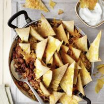 Enchilada-Pfanne mit Sour Cream Enchilada-Pfanne mit Sour Cream