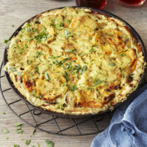 Süßkartoffel-Pilz-Quiche Süßkartoffel-Pilz-Quiche